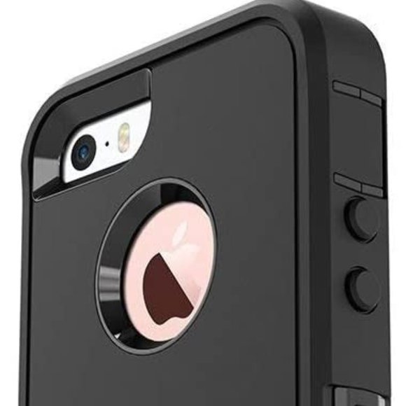 OtterBox Defender Series Case for iPhone 5/5s/SE (1st gen), Black, 1 Count - Picture 3 of 5